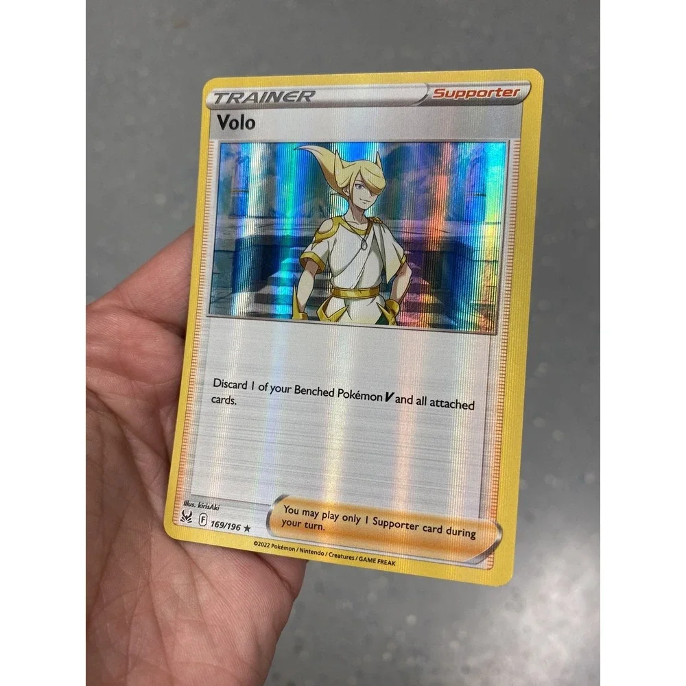 Volo 169/196 HEAVY HOLO BLEED ERROR Rare Lost Origin damaged DMG HP